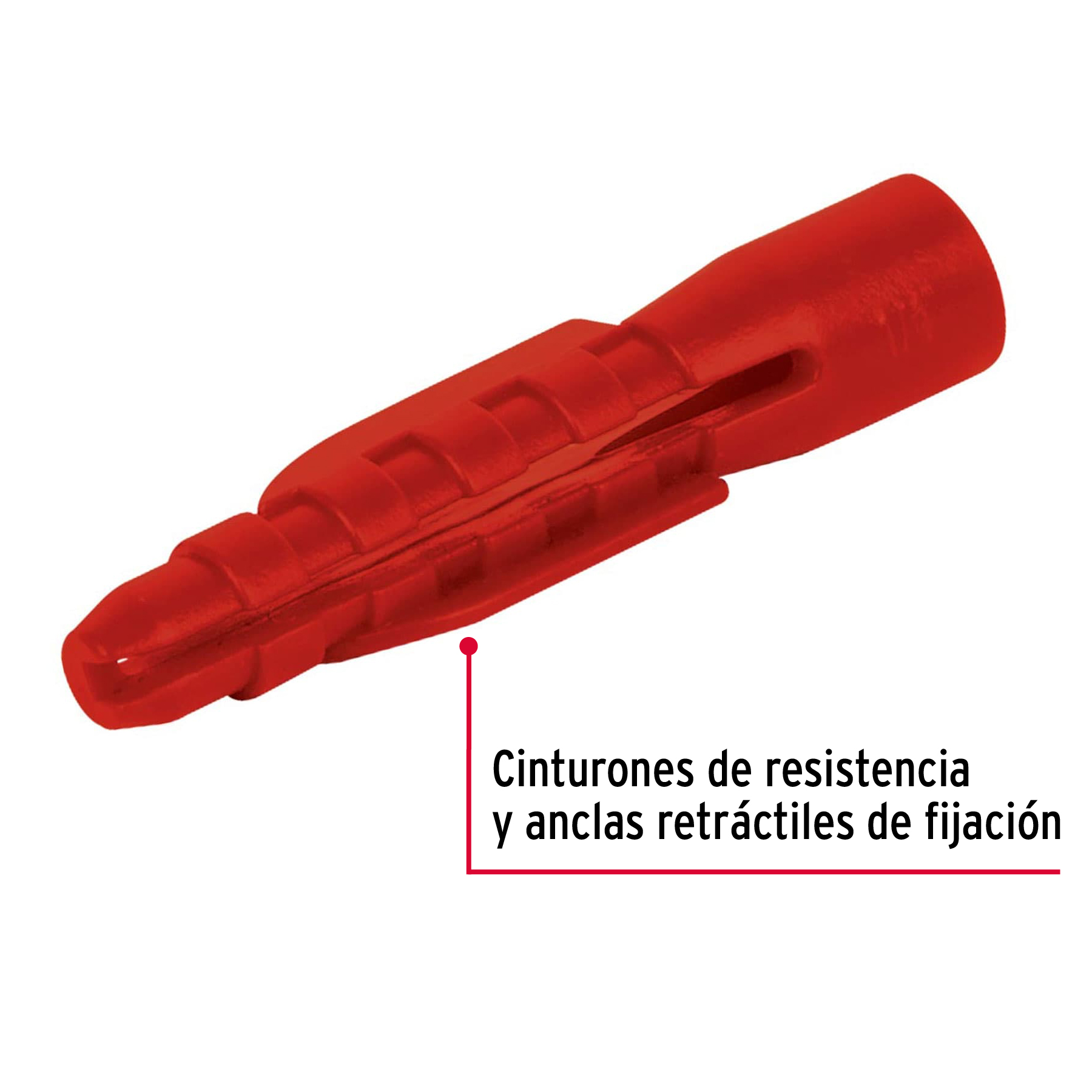 Taquete de Plastico 1/4" Pack 50 piezas