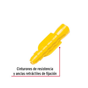 Taquete plastico de 7/32