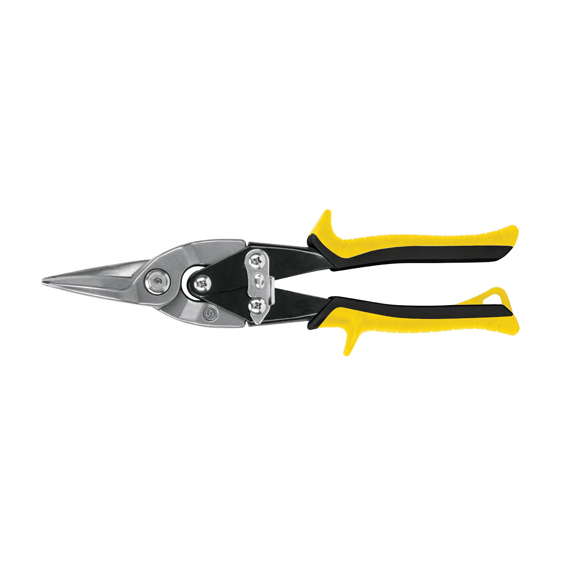 Tijera de aviacion recta 10" Corte Lamina Acero Cobre Aluminio