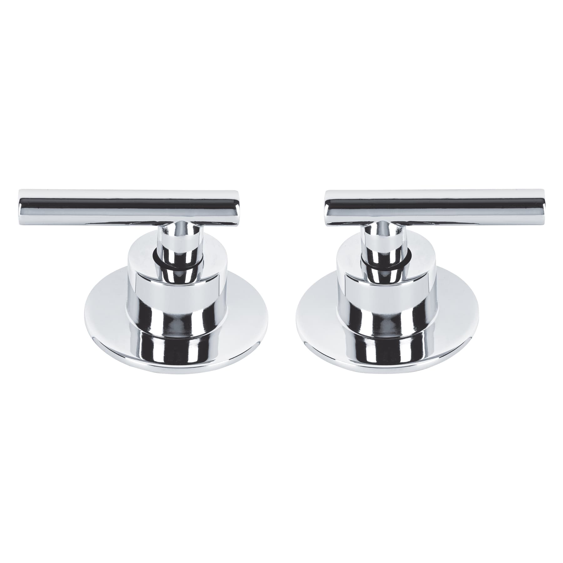 Juego de 2 manerales para regadera palanca cromo Tubig