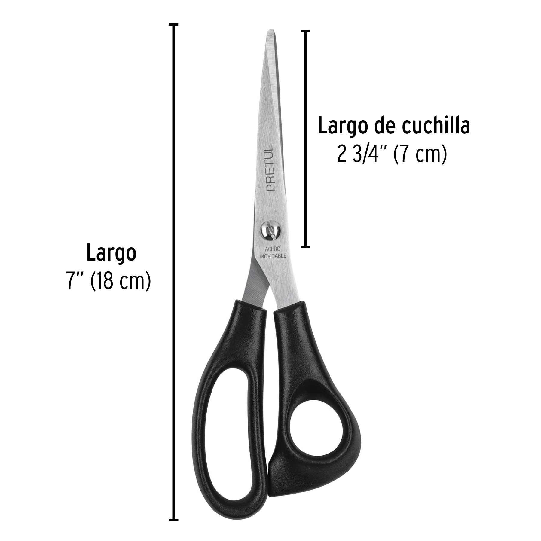 Tijera Para Casa y Oficina 7" Pretul