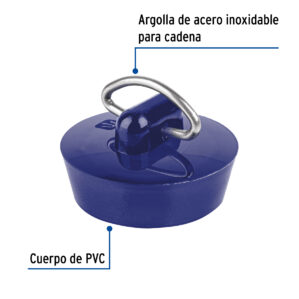 Tapon de PVC para lavabo 1-1/4"