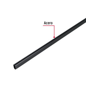 Tubo ovalado cromado para closet de 3m dimetro 1