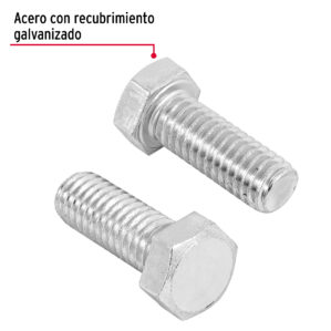 Tornillo tipo maquina 3/8 x 1" bolsa con 40 pzas