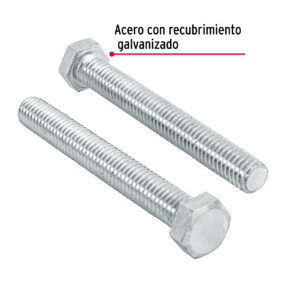 Tornillo tipo maquina, 3/8 x 3", bolsa con 40 pzas