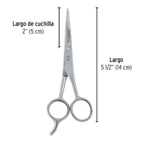 Tijera para estilista Cabello con gancho de 5-1/2