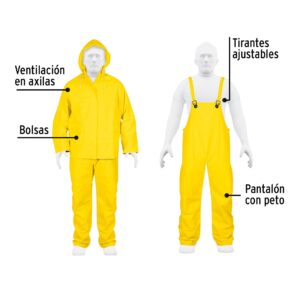 Conjunto impermeable talla mediana PVC