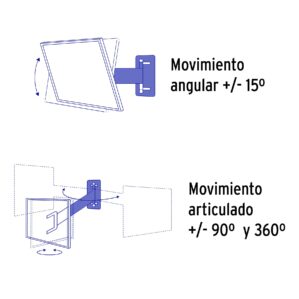 Soporte articulado Para Tv de 23" a 37"