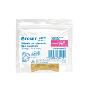 Valvula check Columpio de laton de 3/4