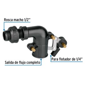 Valvula de flotador plastica para tinaco 1/2