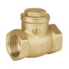 Valvula check horizontal de laton de 1"
