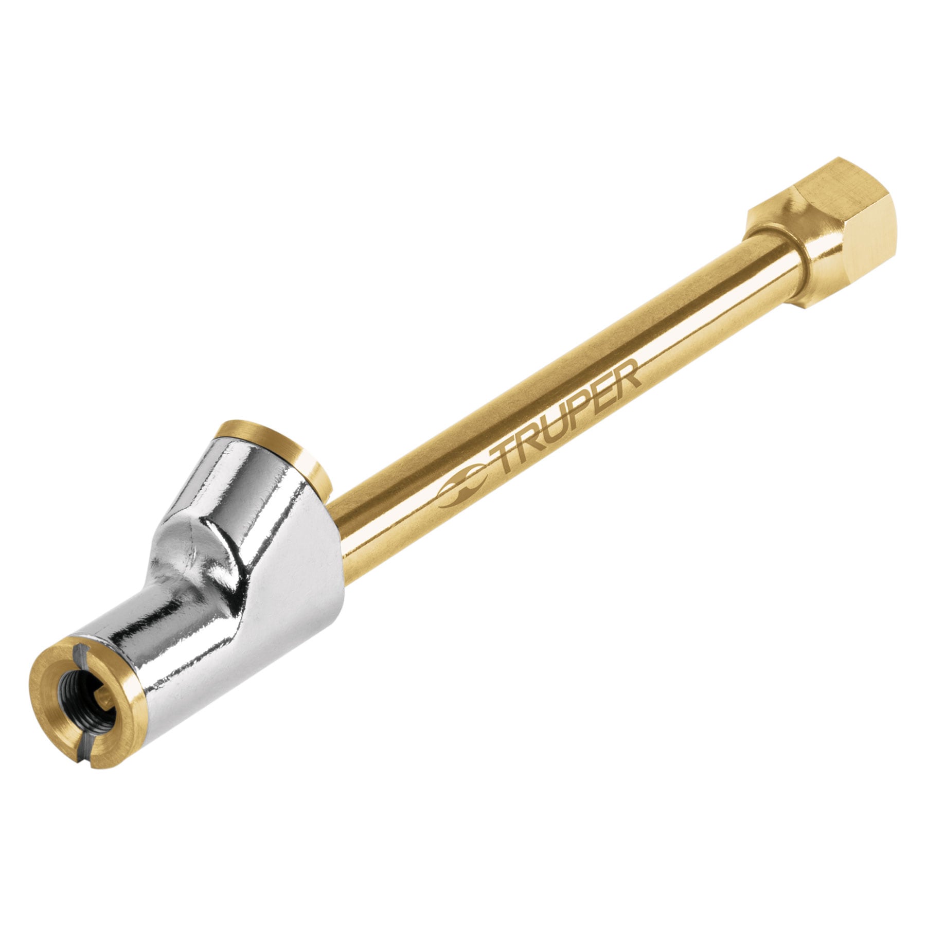 Sargento Valvula inflador cabeza doble cuerda 1/4 NPT