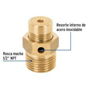 Valvula de alivio 1/2"