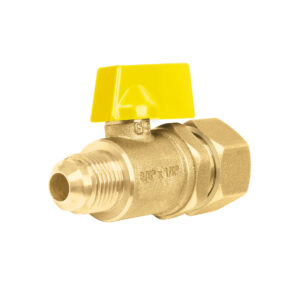 Llave Valvula de gas de paso 1/2" a 3/8" de Barrilito