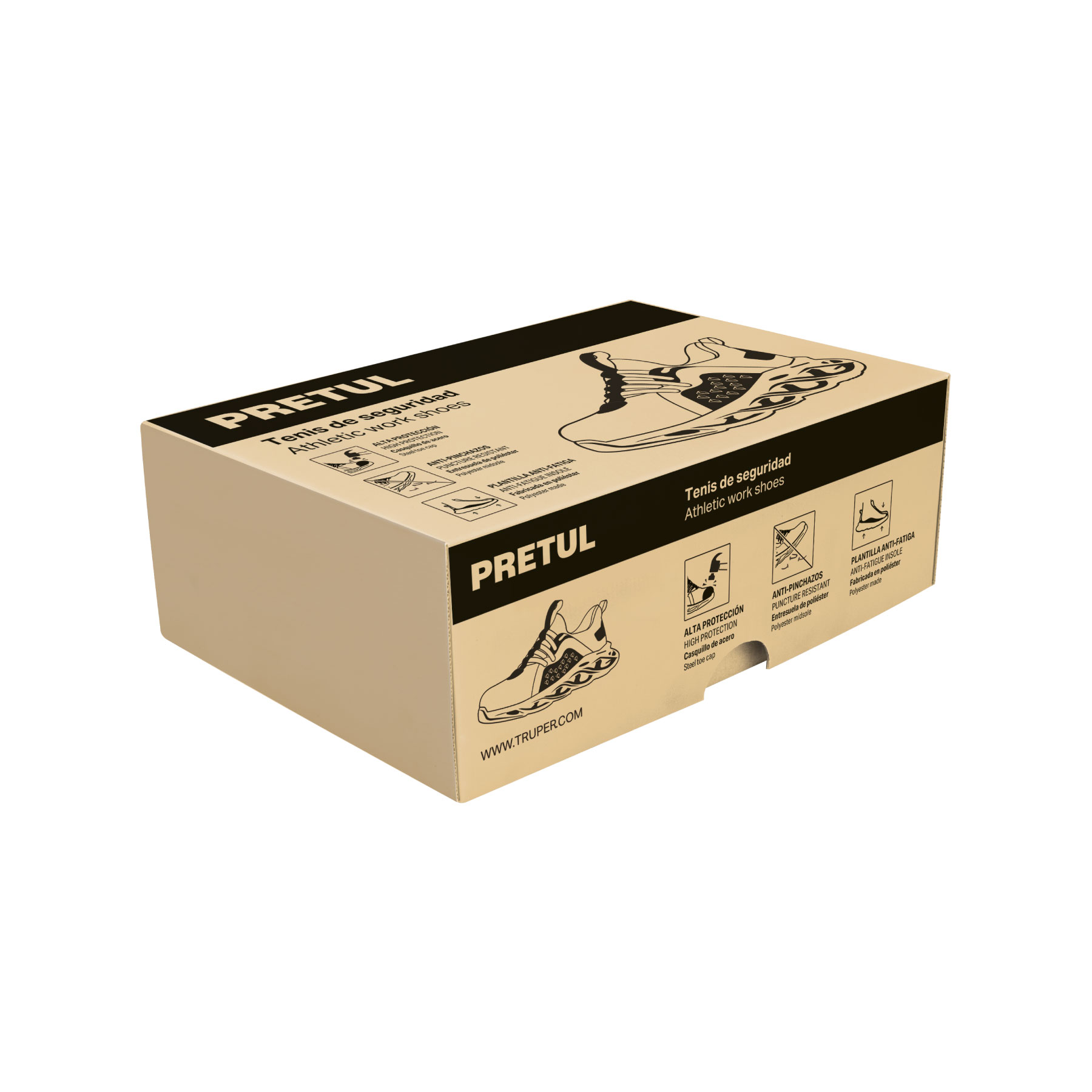 Tenis de seguridad #24 con Casquillo