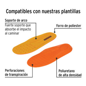 Zapato bota seguridad con casquillo #28 Negro