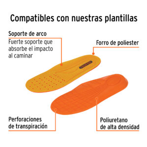 Zapato bota seguridad dielectrica con casquillo #27 Cafe