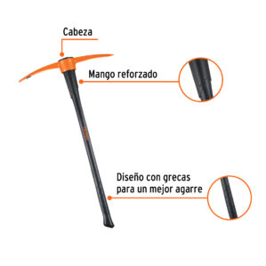 Zapapico 5 libras 36" Mango de Fibra de Vidrio