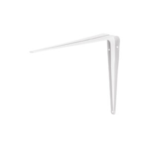 Mensula reforzada blanca diseño barra, 8 x 10"