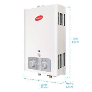 Calentador paso instantaneo 6L GLP Enerhit 1 Servicio Compatible con Solar