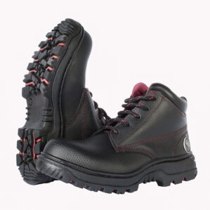 Zapato bota seguridad con casquillo #24 Negro Dama