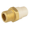 Conector macho de CPVC 1/2" rosca exterior metalica iusa