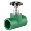Llave Valvula de globo de PPR de 3/4" 25mm
