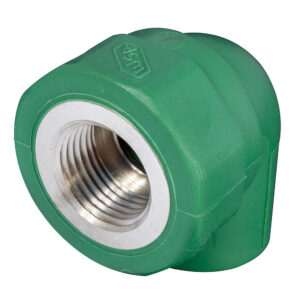 Codo Conector Pipa 90° de PPR 1/2" 20mm rosca interior iusa