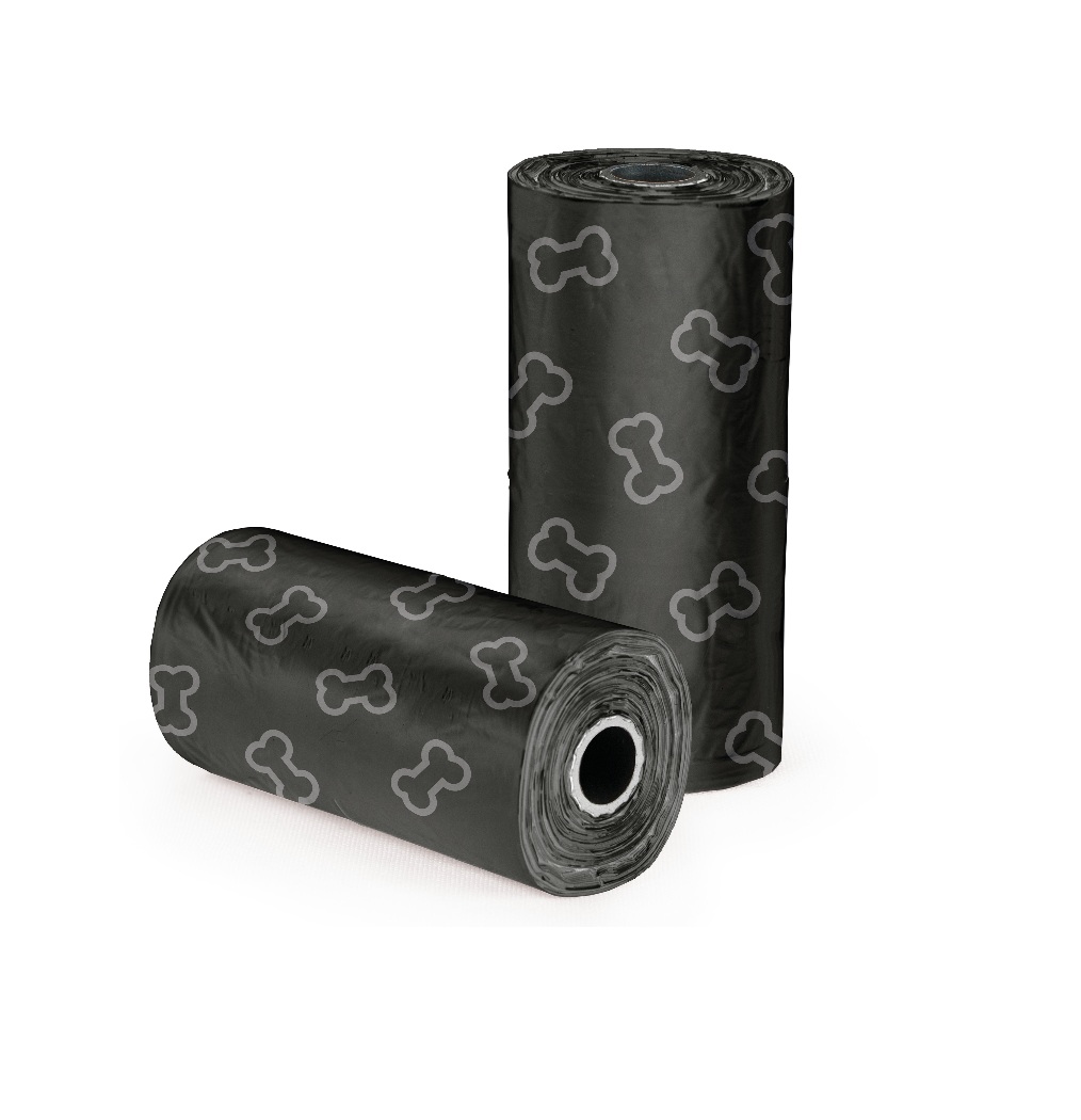 Pack de 4 Rollos con 20 bolsas cada uno para desecho de perrros