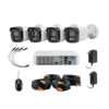 Kit video vigilancia 8 canales con 4 camaras 5MP Disco 1TB