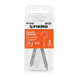Pack con 2 armellas abiertas de 23 x 110 Fiero