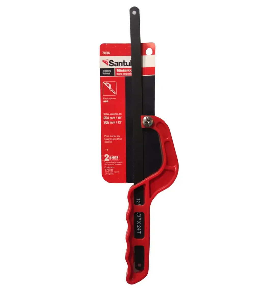 Mini arco de plastico para segueta 12" Santul