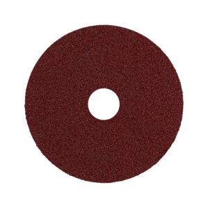 Disco lija 4-1/2" con respaldo de fibra, grano 80