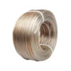 Rollo 100m Cable Polarizado bocina 18awg transparente