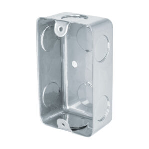 Caja tipo chalupa de acero 1/2" 2x4"