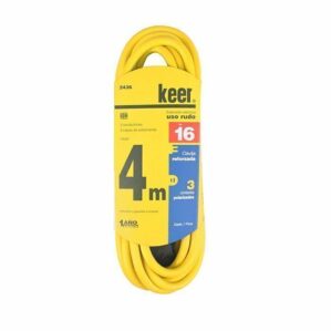 Extension electrica uso rudo de 4m 2x16 hasta 7A Economica