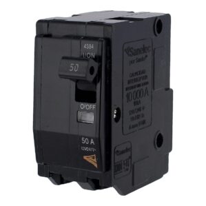 Interruptor termomagnetico 2 polos de 50A Pastilla Sanelec